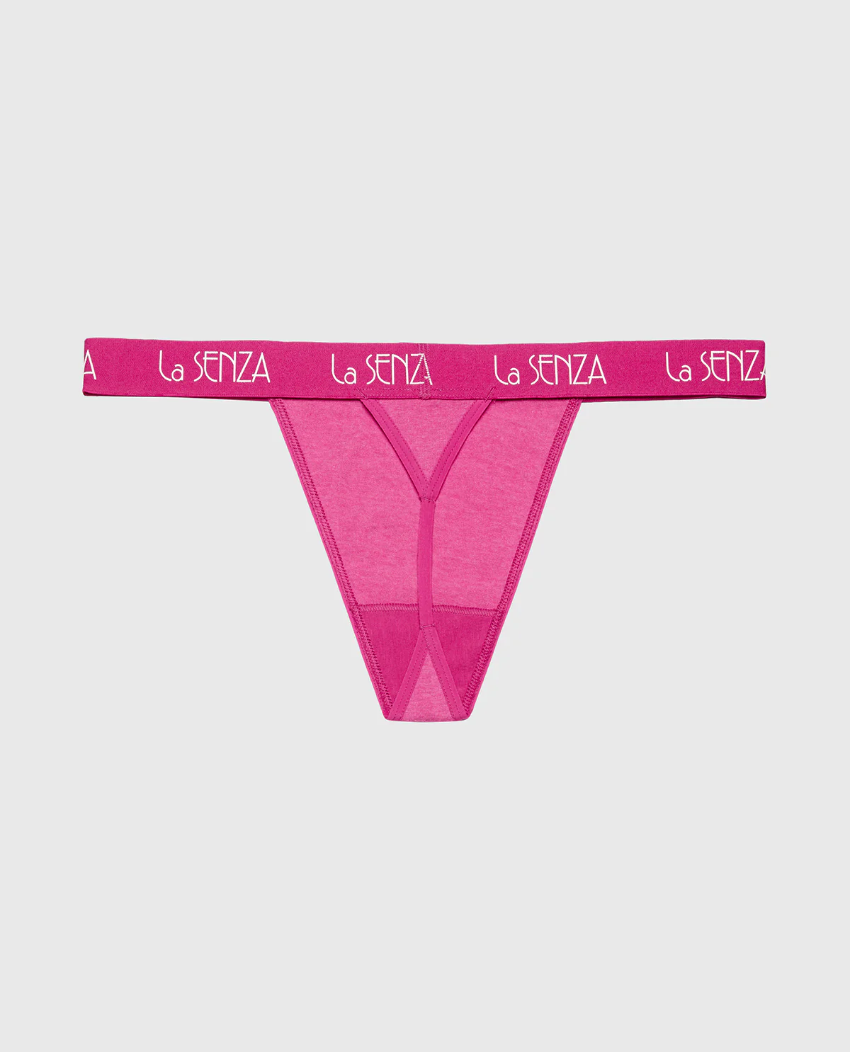 G-String with Art Deco Logo in Fuchsia Red Heather - Image 5