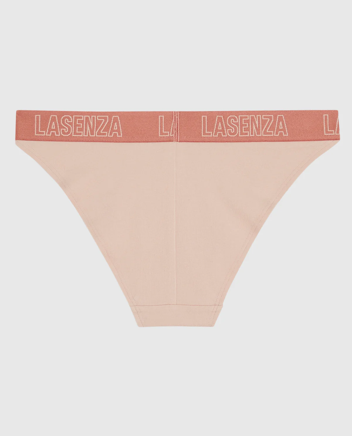 High Leg Cheeky Logo Panty in Peaceful Peach - Image 5
