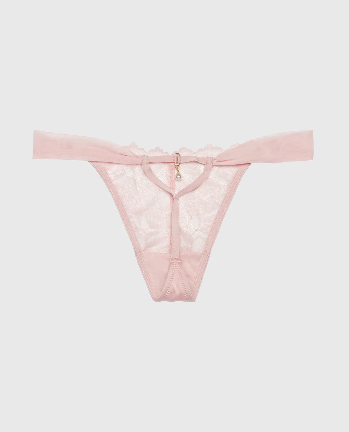 High Leg G-String Panty in Iced Lilac - Image 5