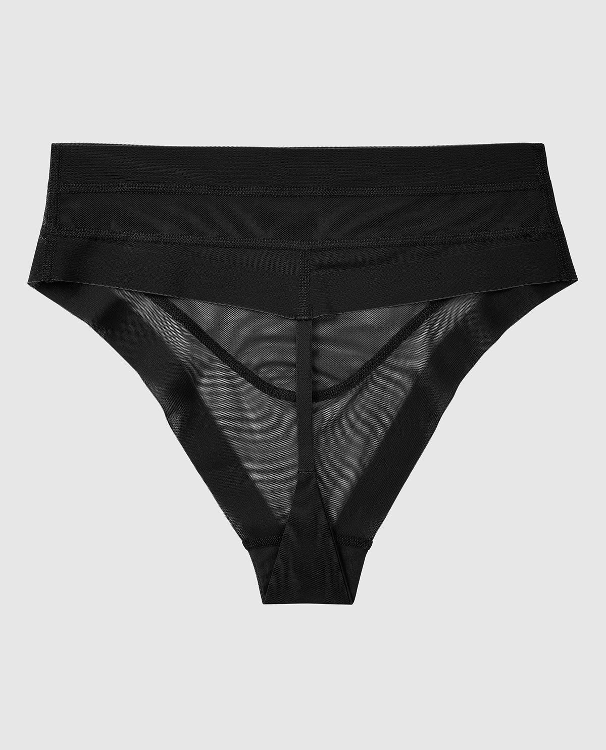 High Waist Shaping G-String in Black - Image 2