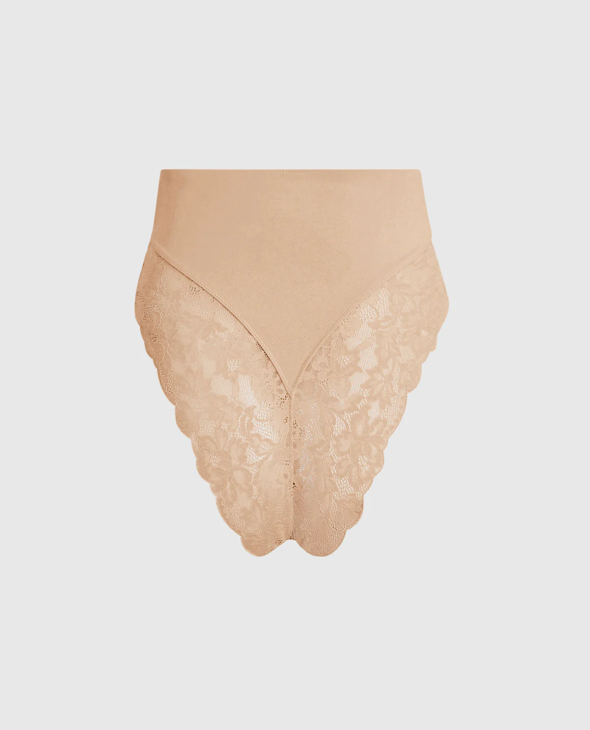 High Waist Smoothing Cheeky Panty in Rosetan - Image 2