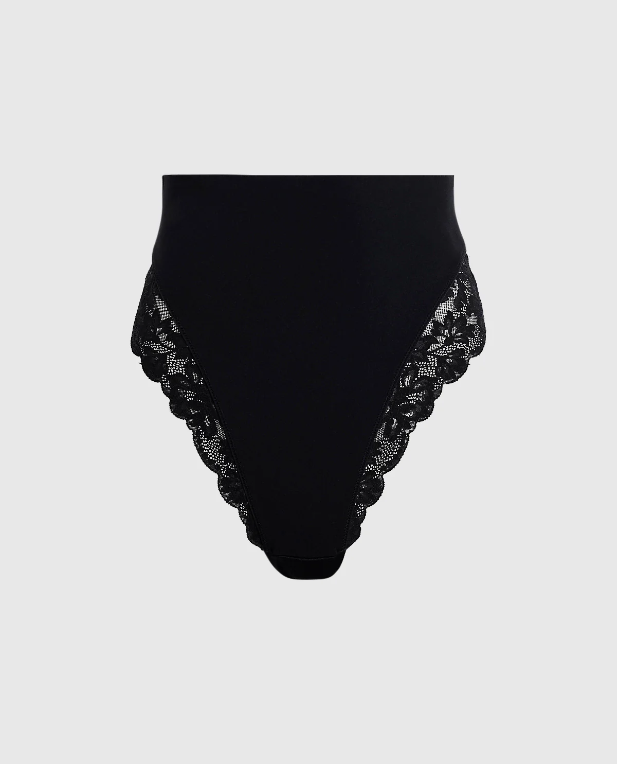 High Waist Smoothing Cheeky Panty in Black