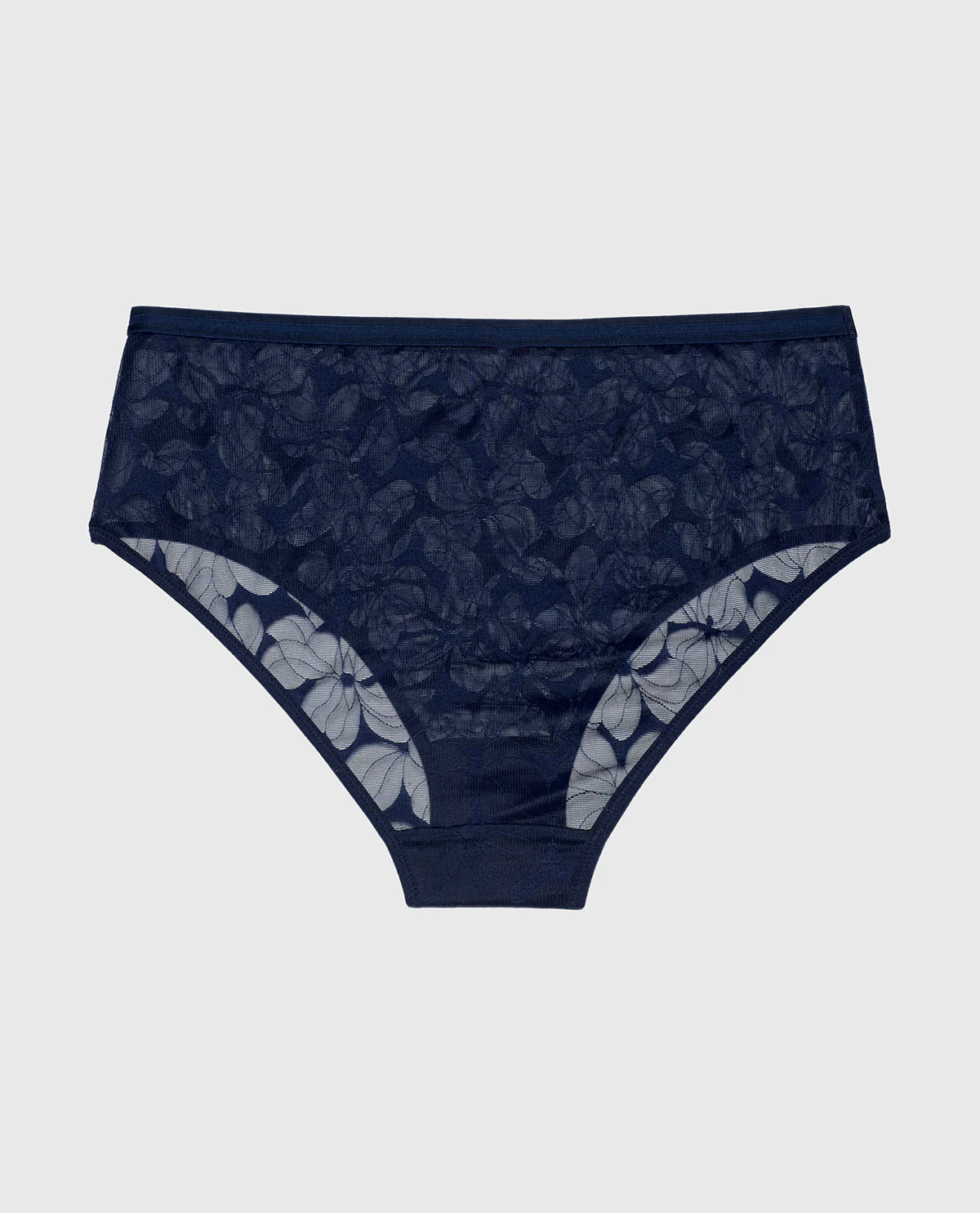 High-Waisted Lined Brief in Navy - Image 5