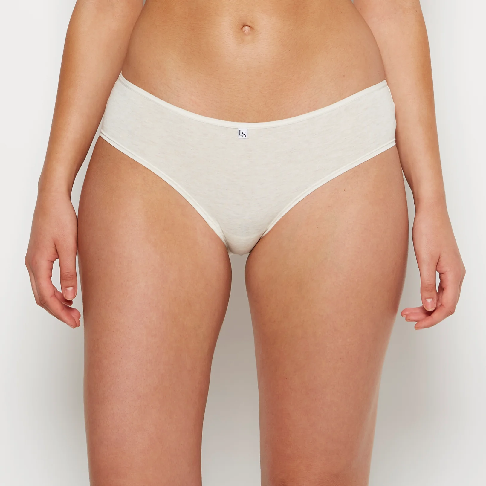 Hipster Panty in Oatmeal Heather