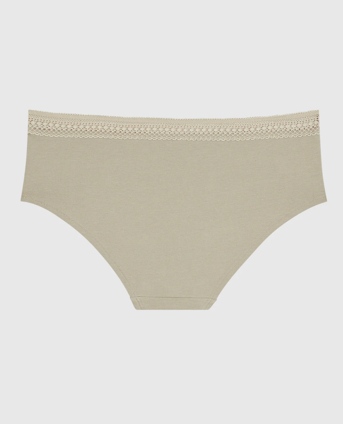 Hipster Panty with Elemental Lace in Stone Grey - Image 5