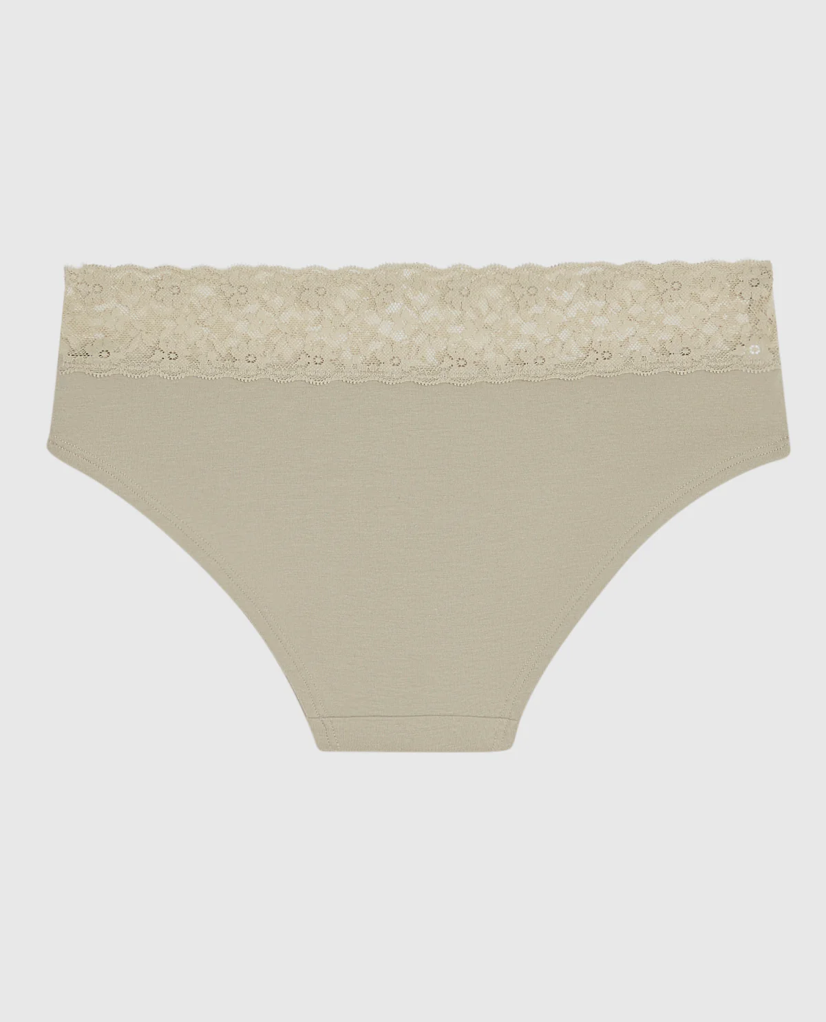 Hipster Panty with Lace in Stone Grey - Image 5