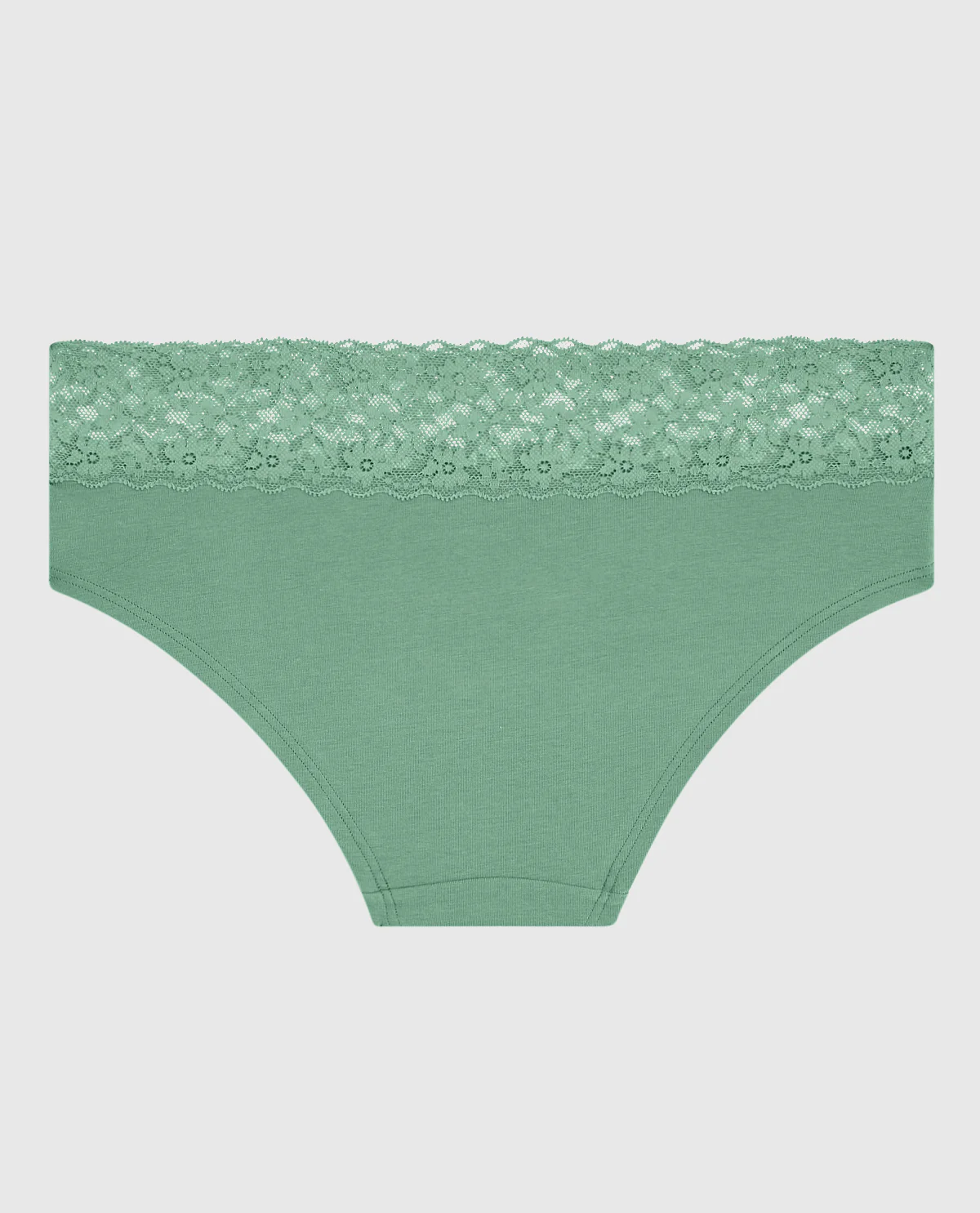 Hipster Panty with Lace in Wintermint - Image 2