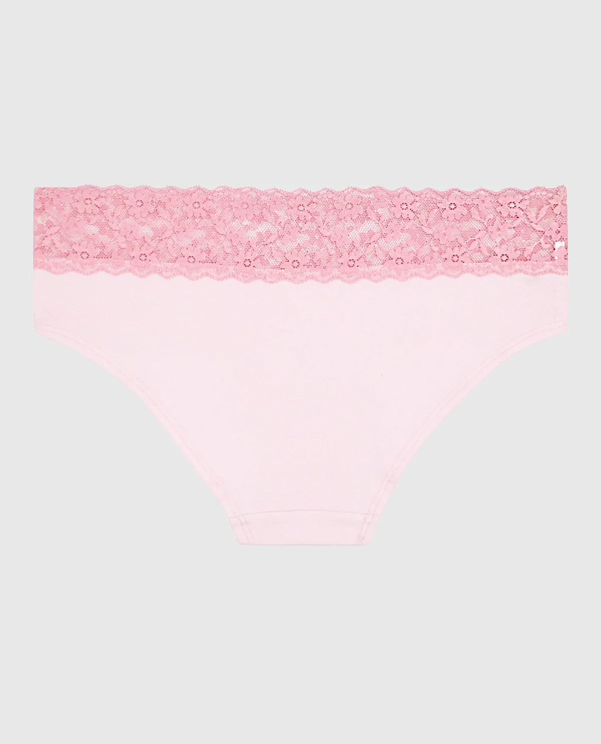 Hipster Panty with Lace Trim in Pink - Image 5