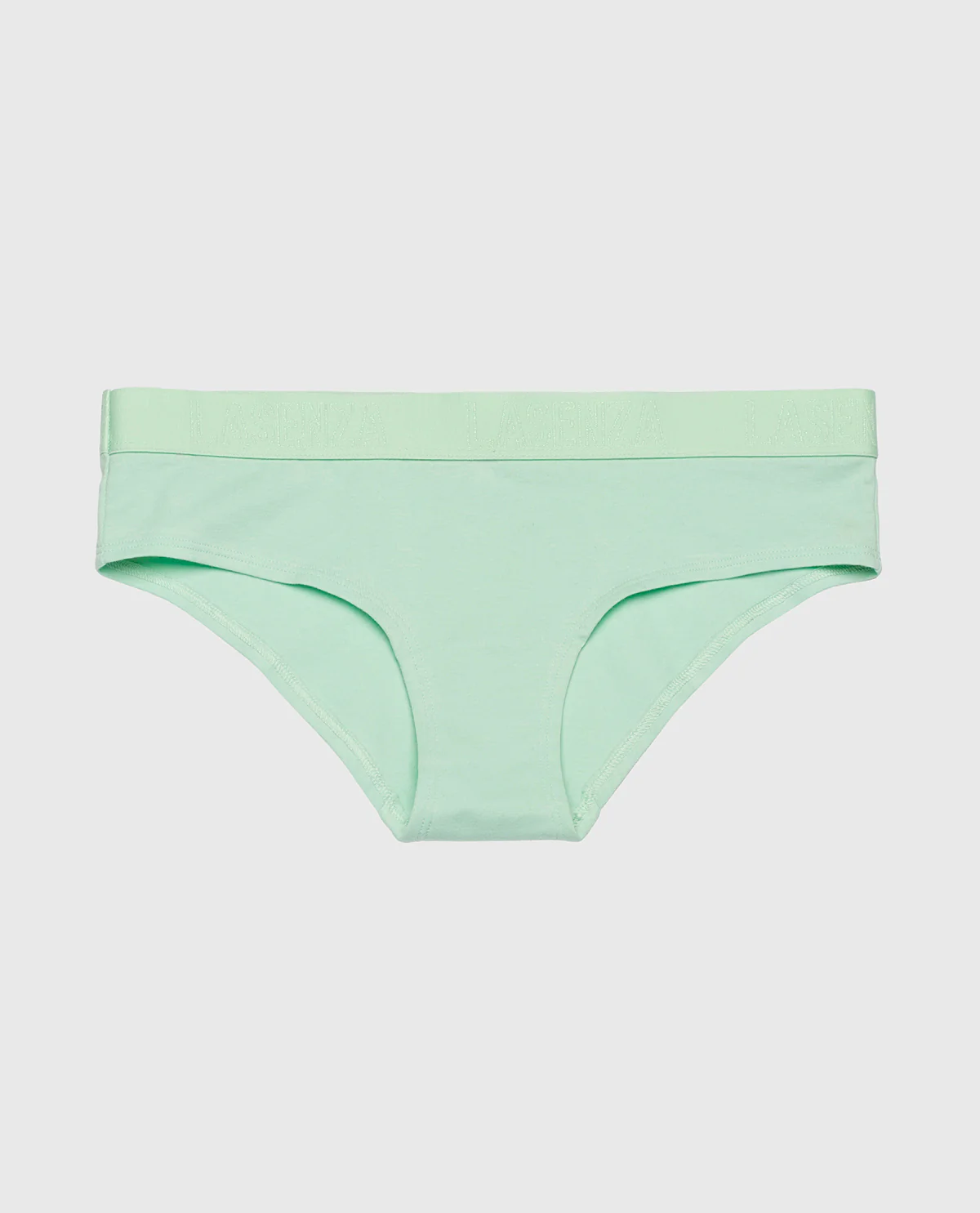Hipster Panty with Logo Band in Mist Green - Image 4