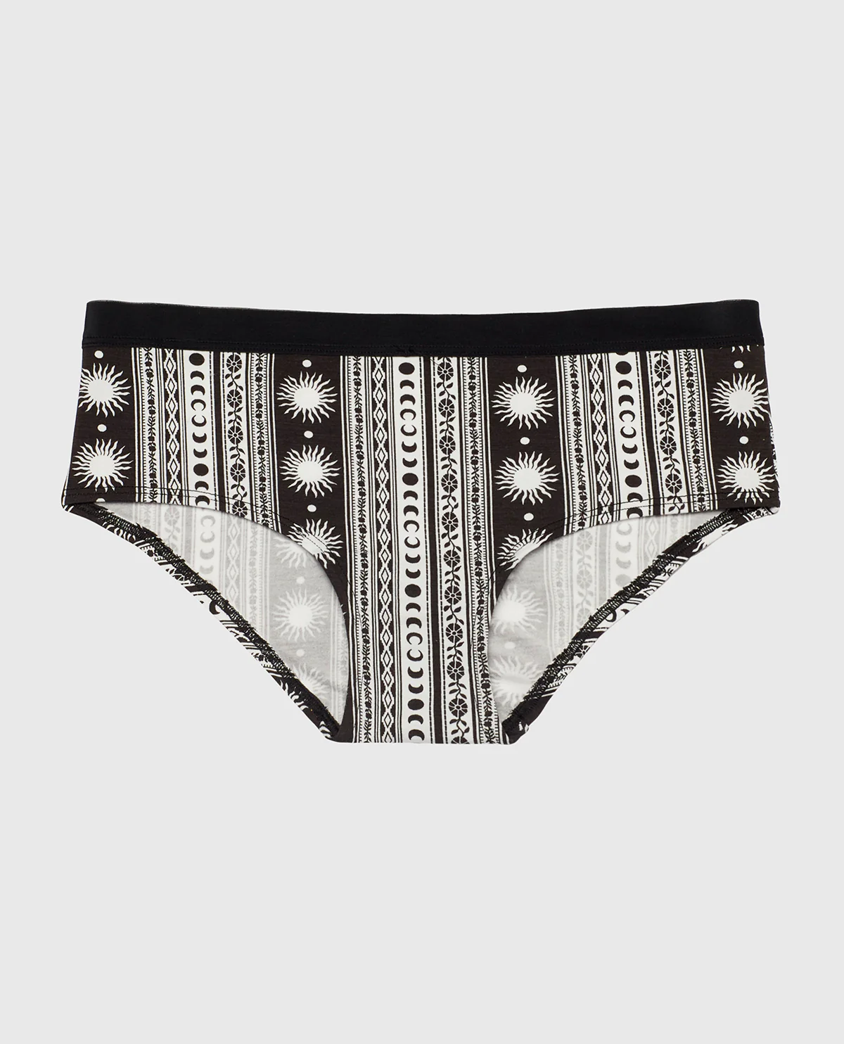 Hipster Panty with Vanishing Trim in Boho Stripe - Image 4