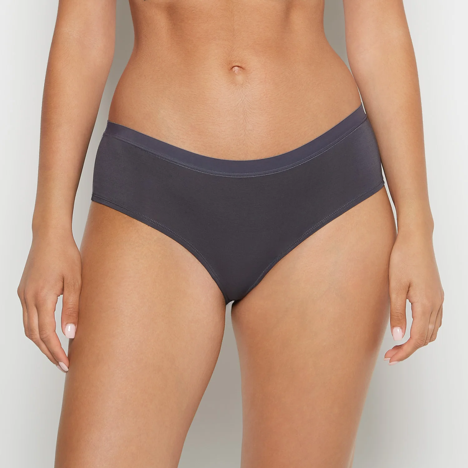 Hipster Panty With Vanishing Trim in Ebony