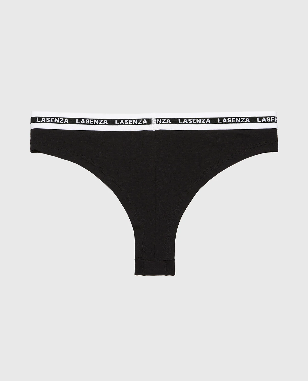 Icons Thong Panty in Tuxedo Black - Image 5