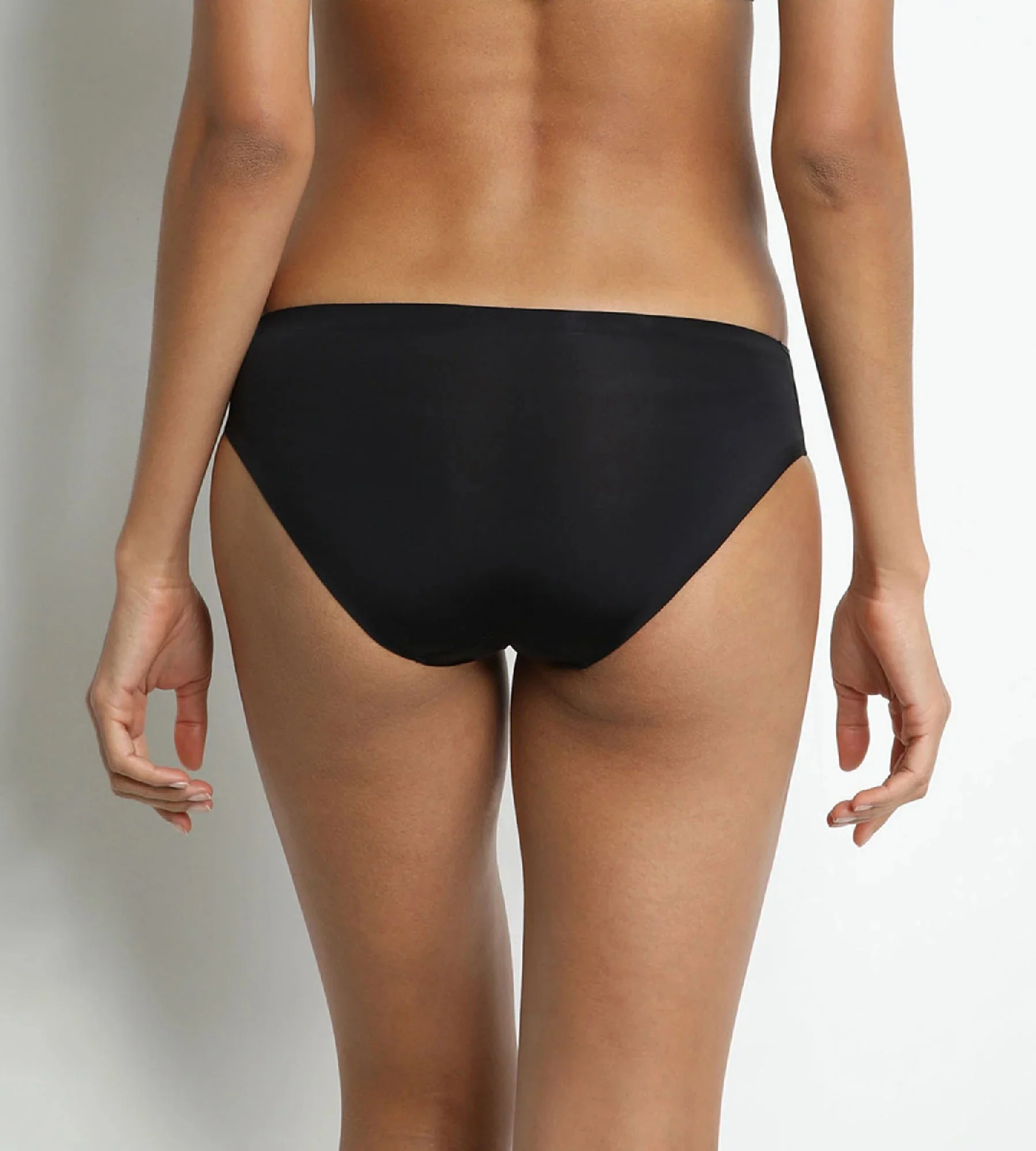 InvisiFree Microfibre Briefs in Tuxedo Black - Image 2
