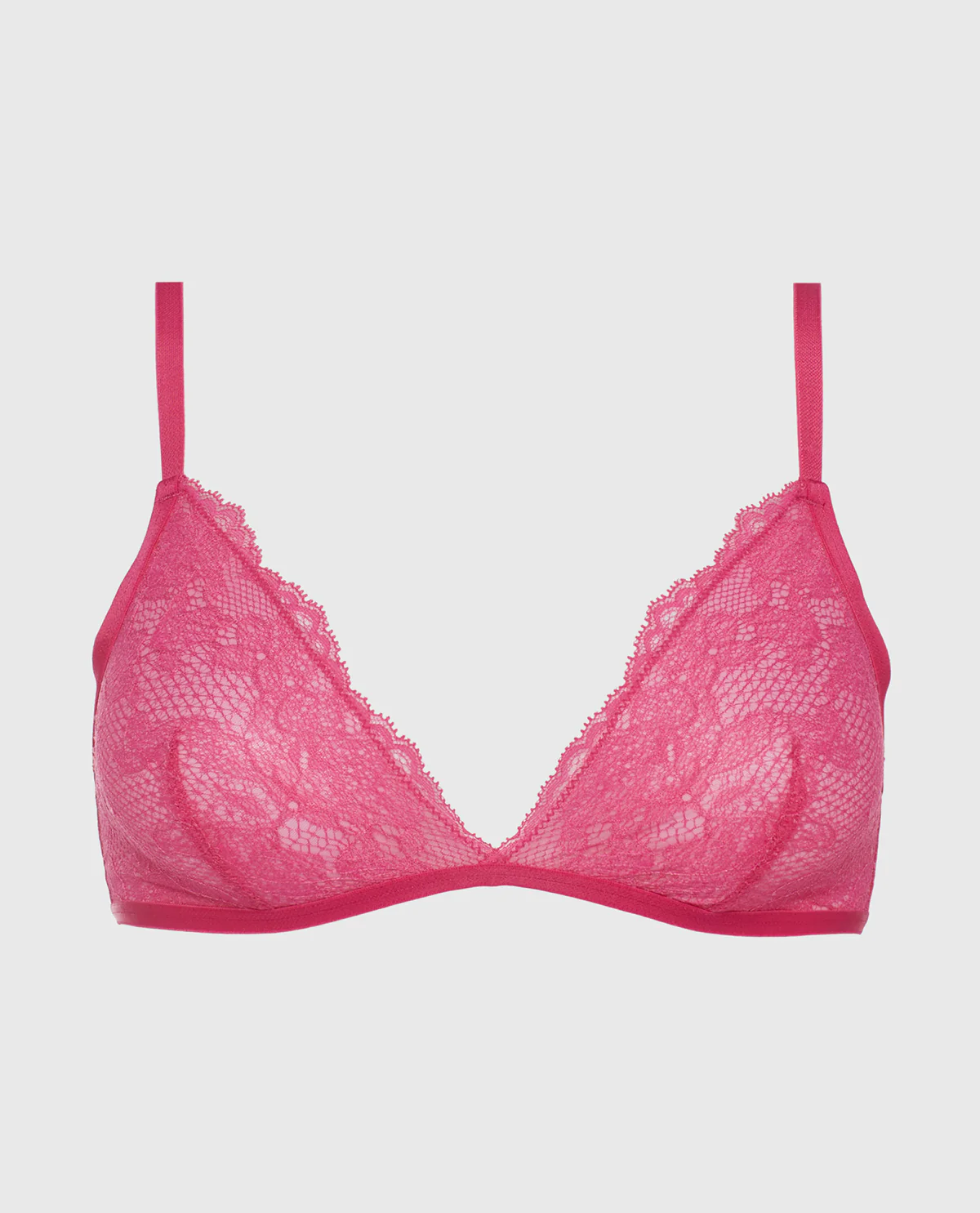 Lace Bralette in Raspberry Rose - Image 4