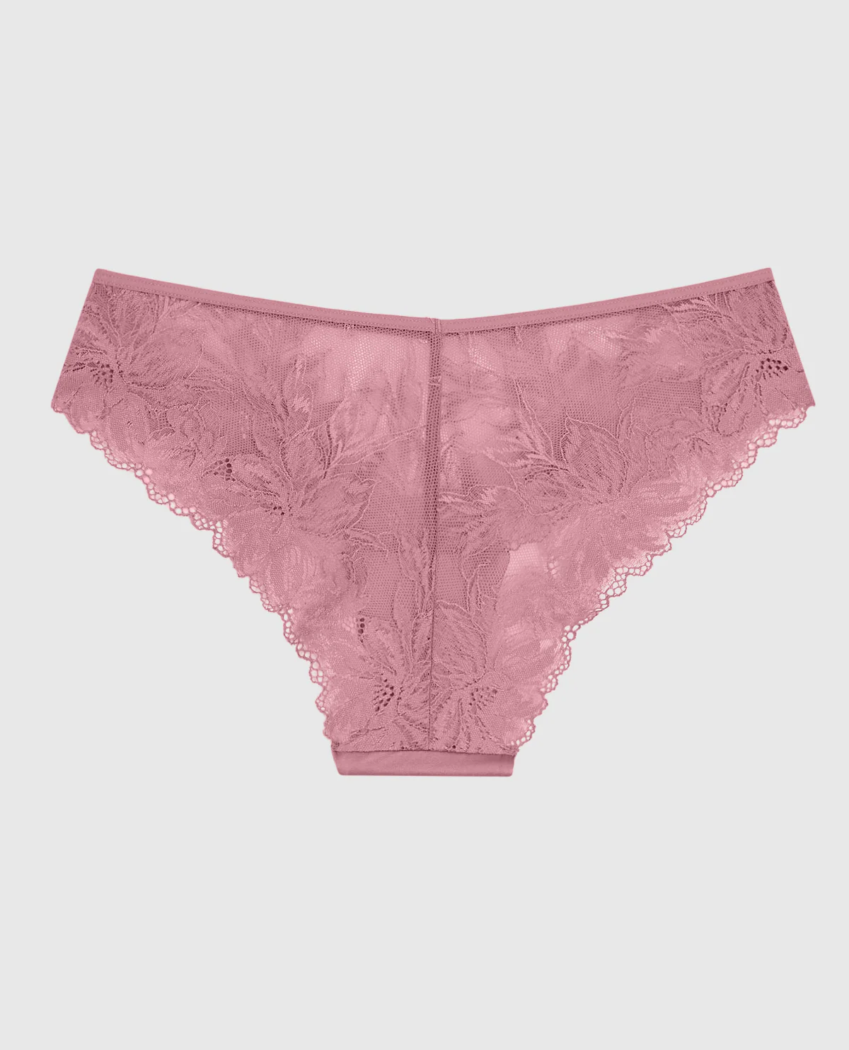 Lace Cheeky Panty in Sheer Mauve - Image 5