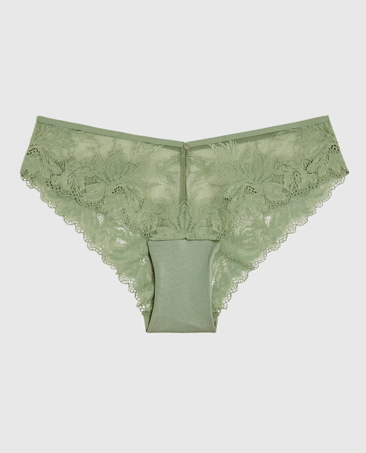 Lace Cheeky Panty in Soft Sage - Image 4