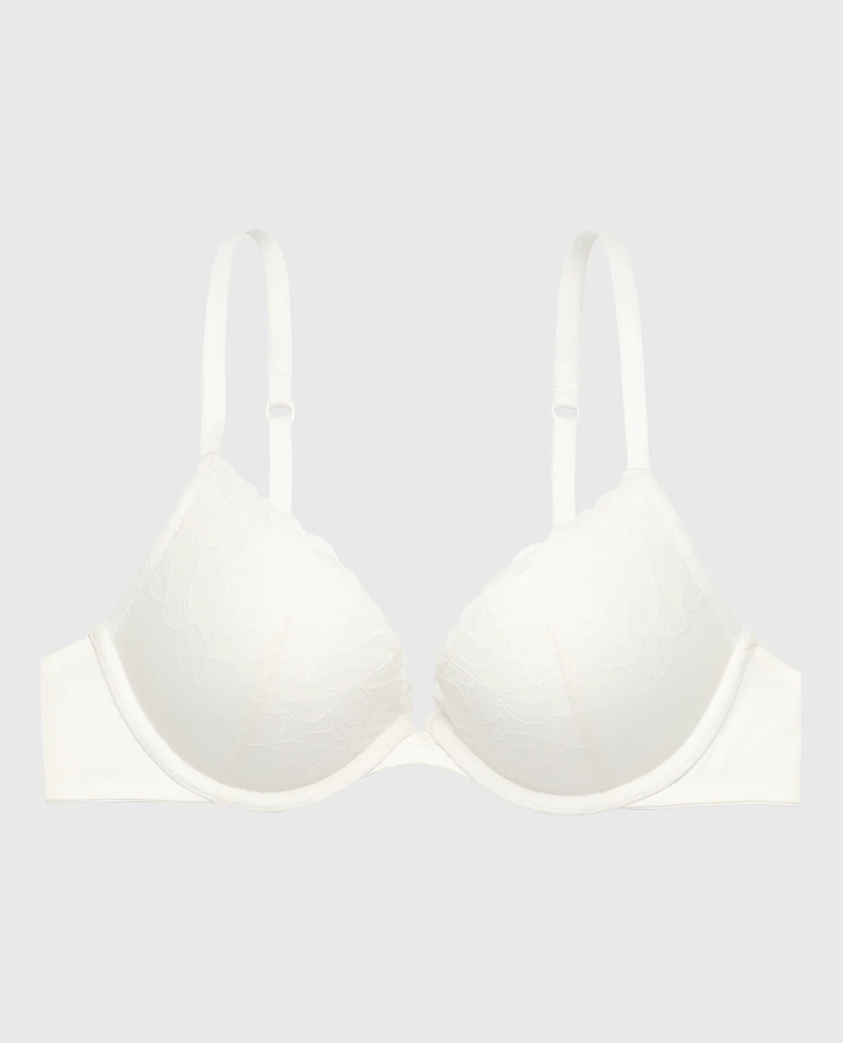 Lace Push Up Bra in Ivory - Image 5