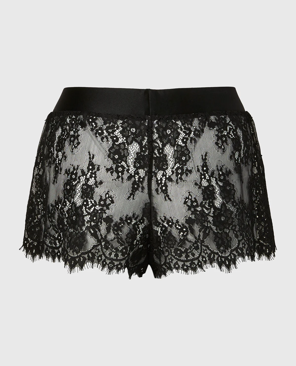 Lace Short in Tuxedo Black - Image 5