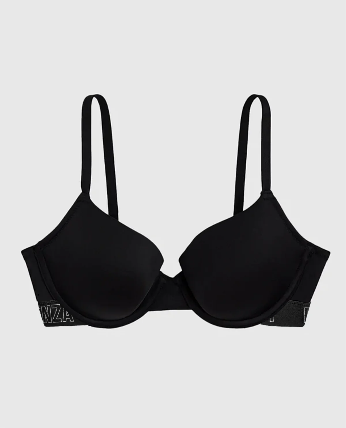 Lightly Lined Demi Bra in Tuxedo Black - Image 4