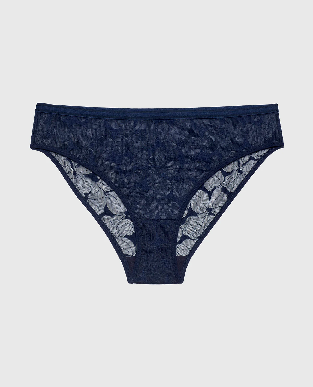 Lined Brief in Navy - Image 3