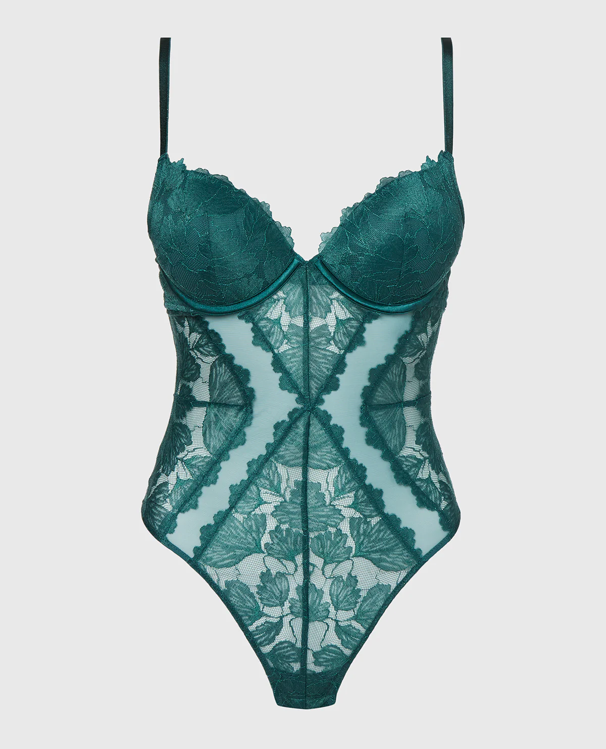 Longlines Bodysuit in Mediterranea - Image 4