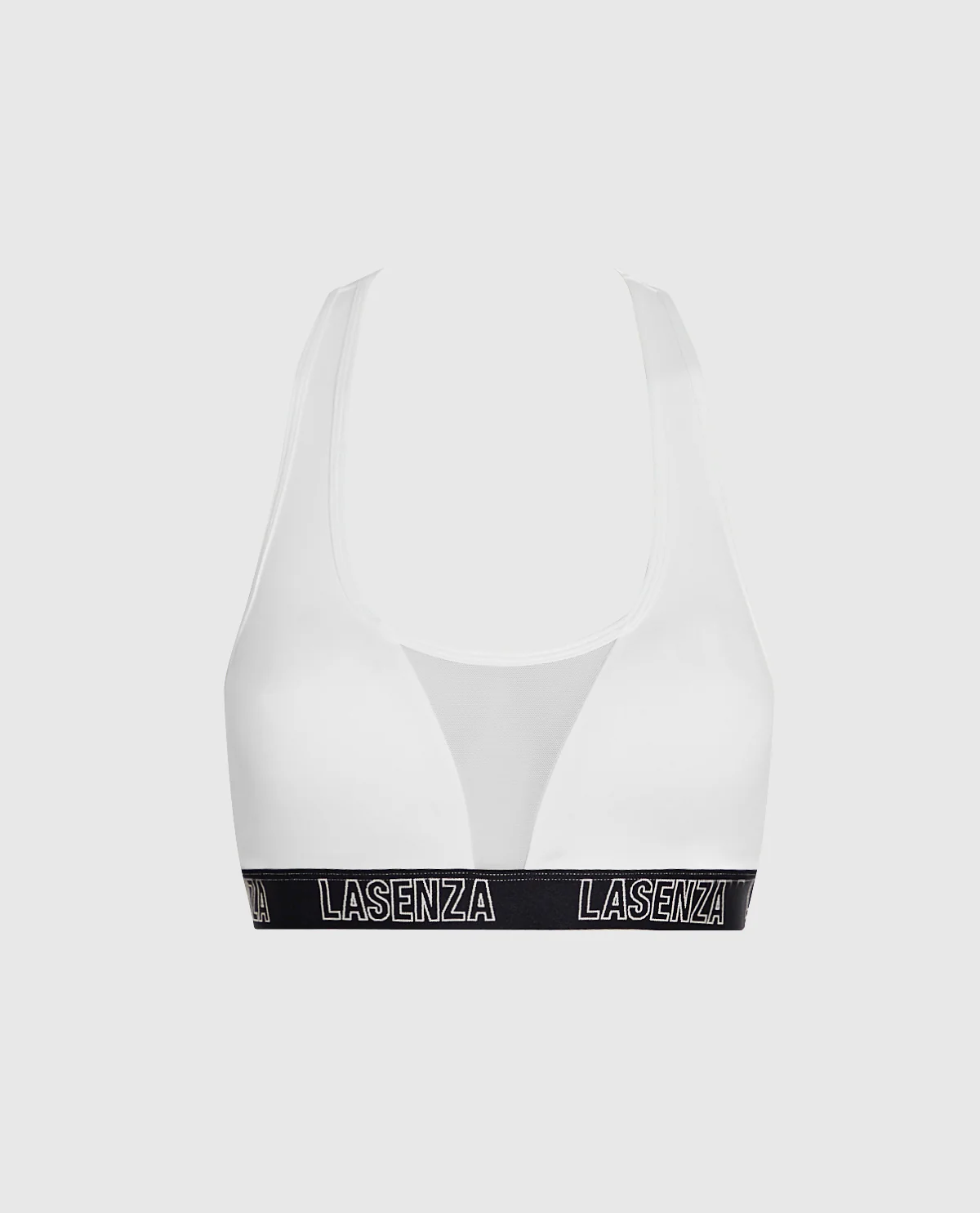 Low Impact Logo Sports Bra in Ivory