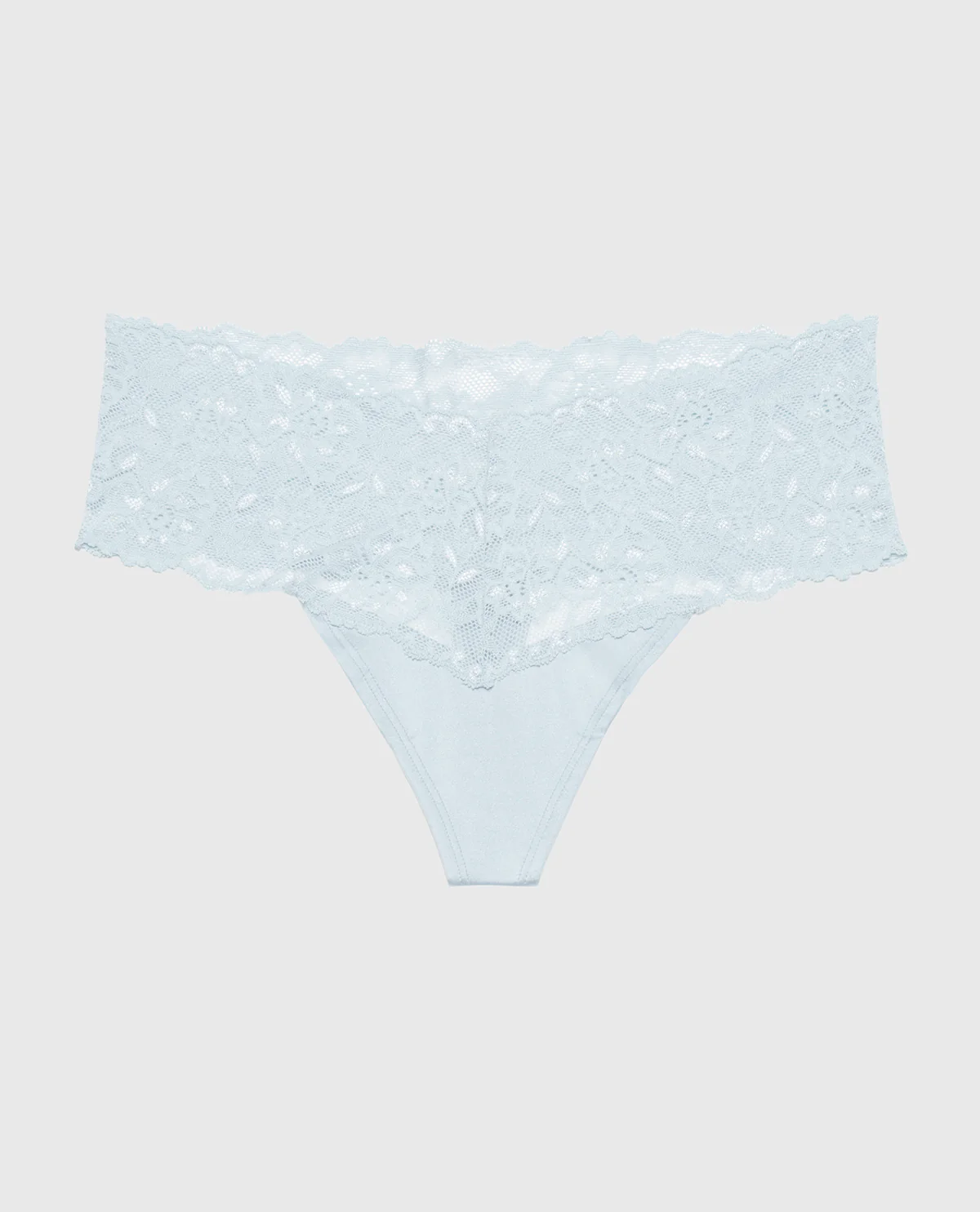 Sexy Lace Thong Panty in Skyway - Image 4
