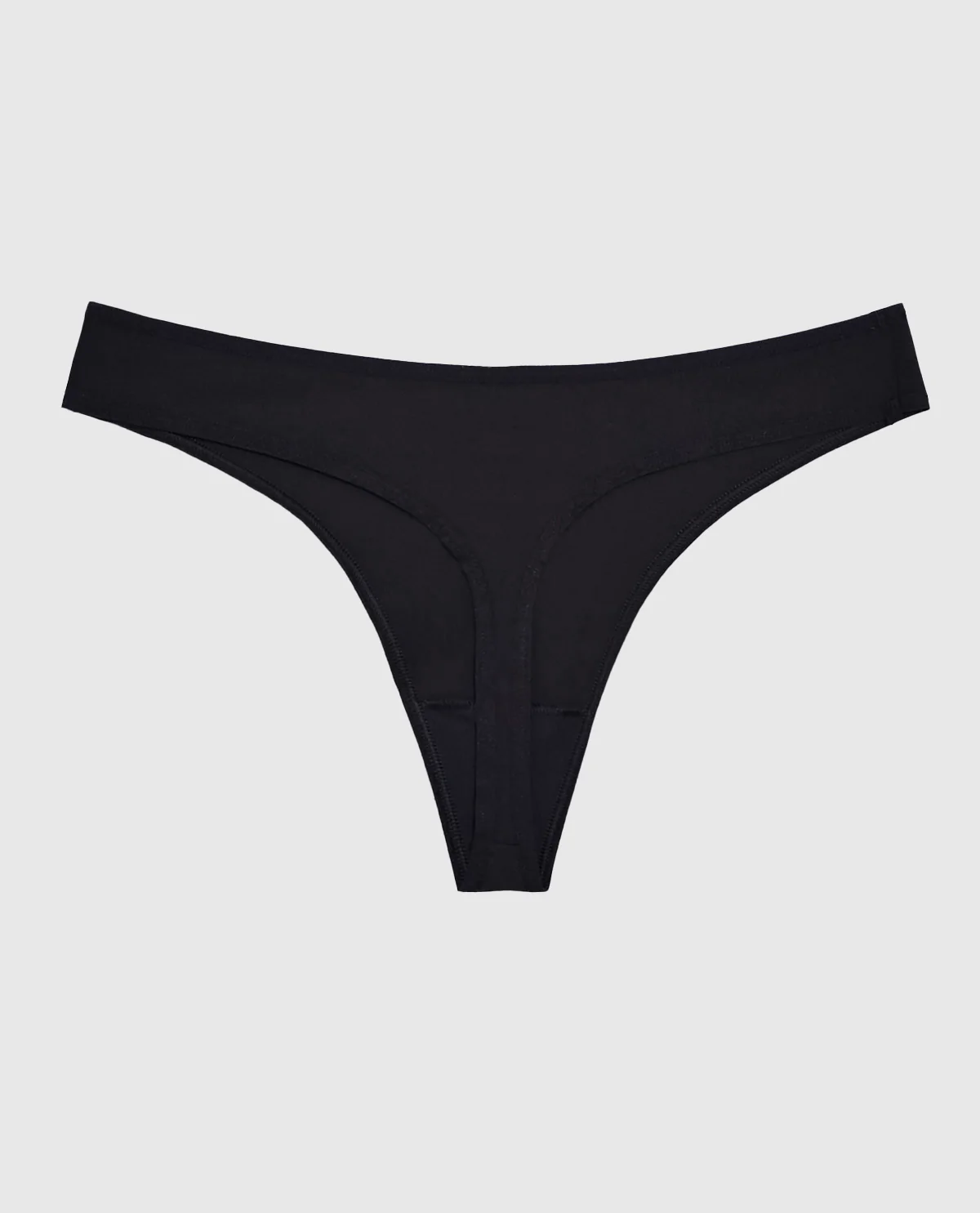 Microfiber Thong Panty in Smoulder Black - Image 2