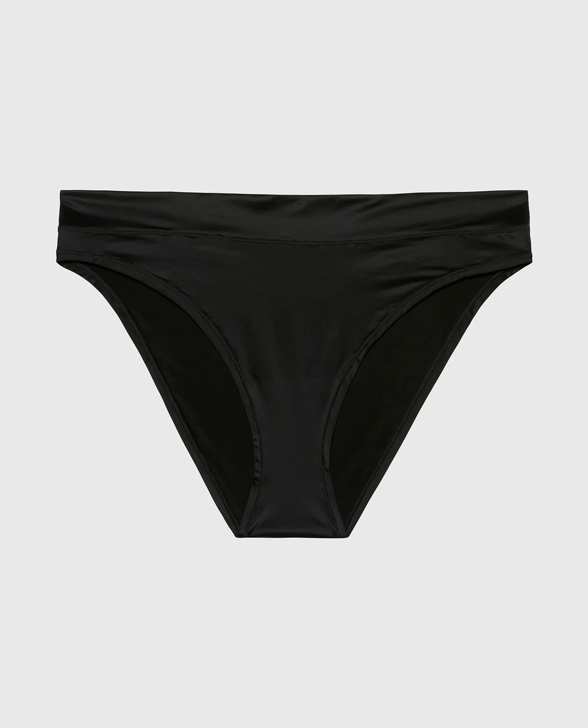 Mid-Rise Bikini Panty in Tuxedo Black - Image 4