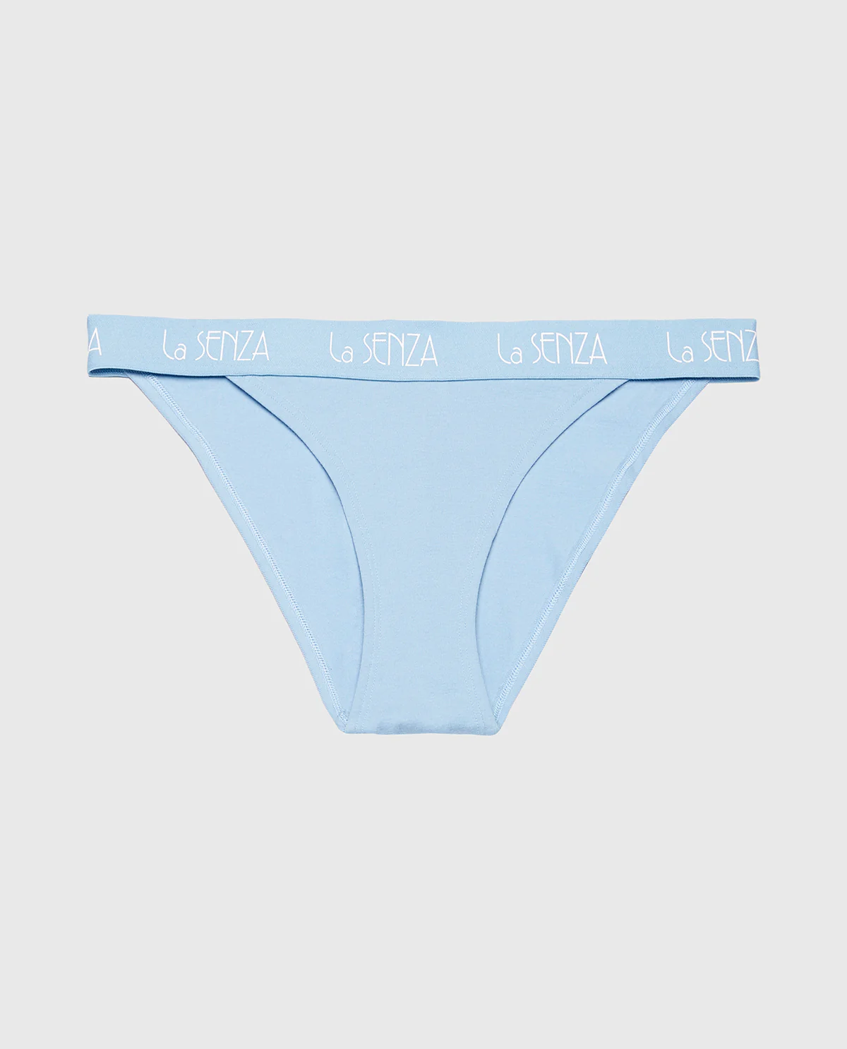Mini Cheeky Panty with Art Deco Logo in Glacier Lake - Image 4