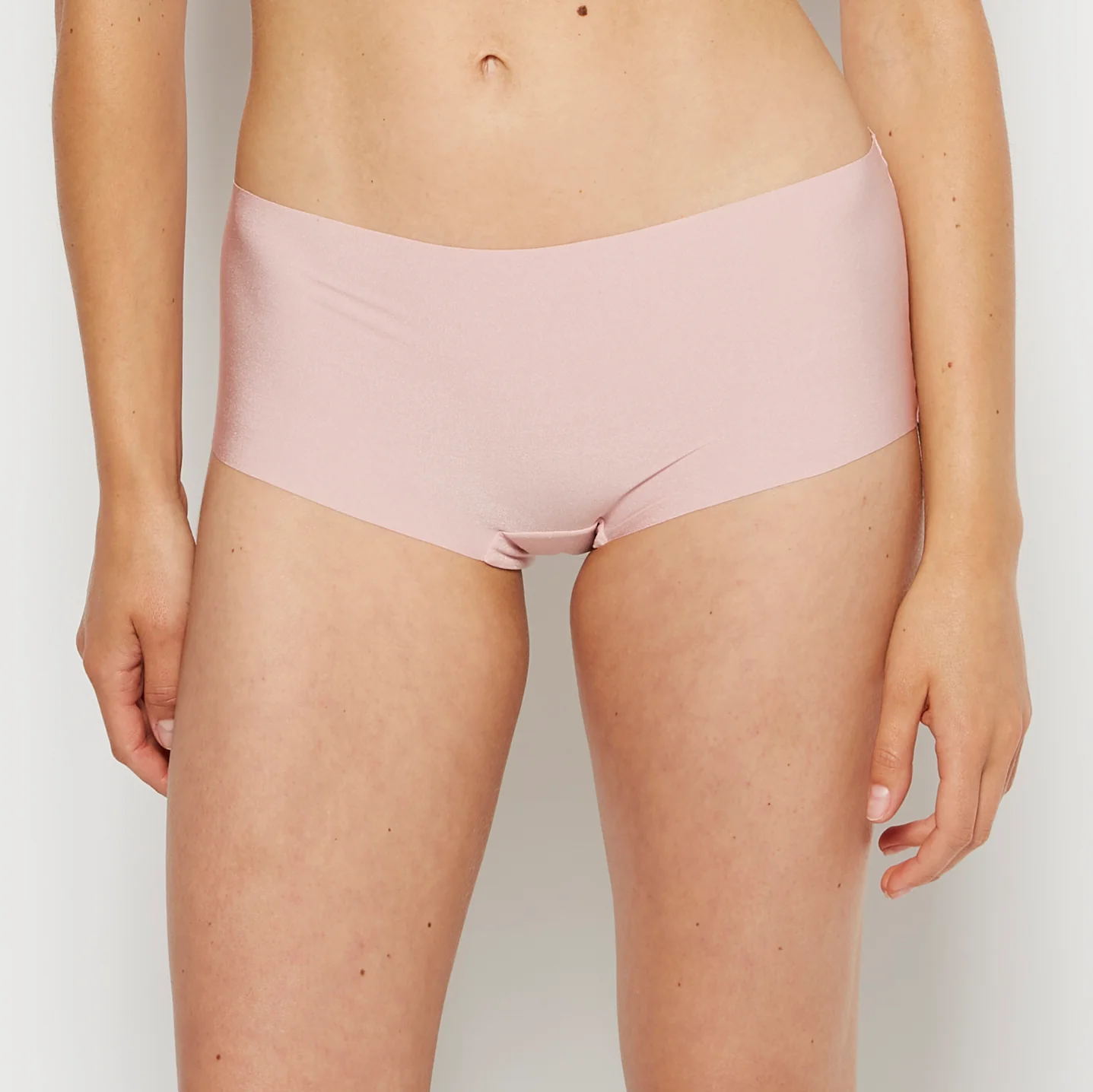 No Show Boyshort Panty in Royal Pink