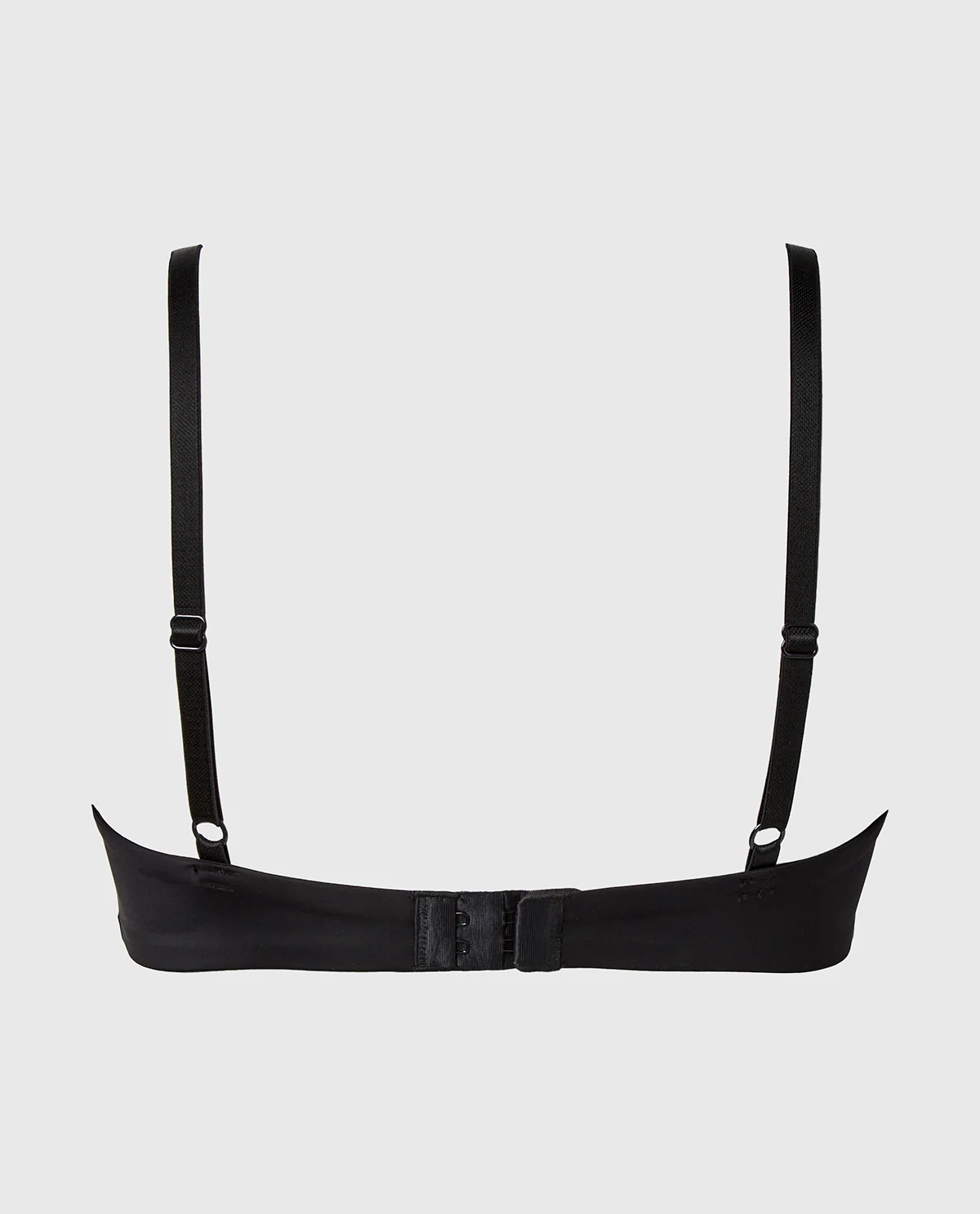 No Show  Bralette With Faux Wire In Tuexdo Black - Image 5