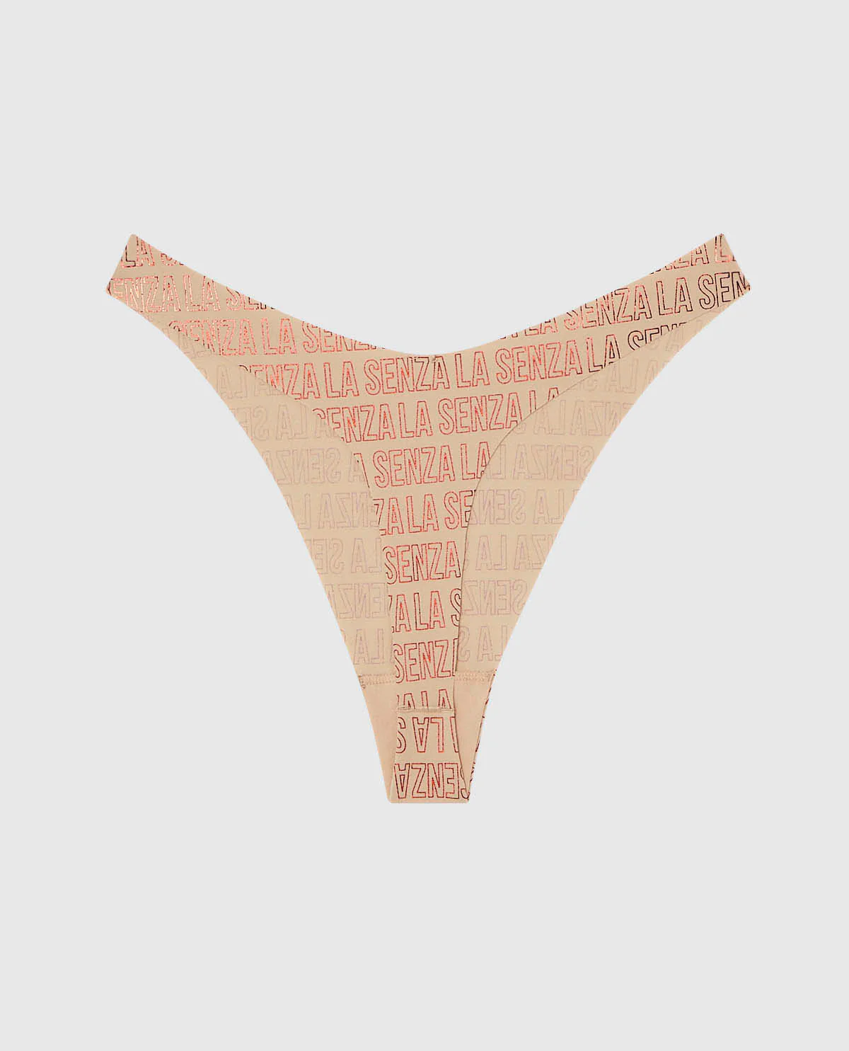 No Show Invisible High Leg Thong Panty - Image 2