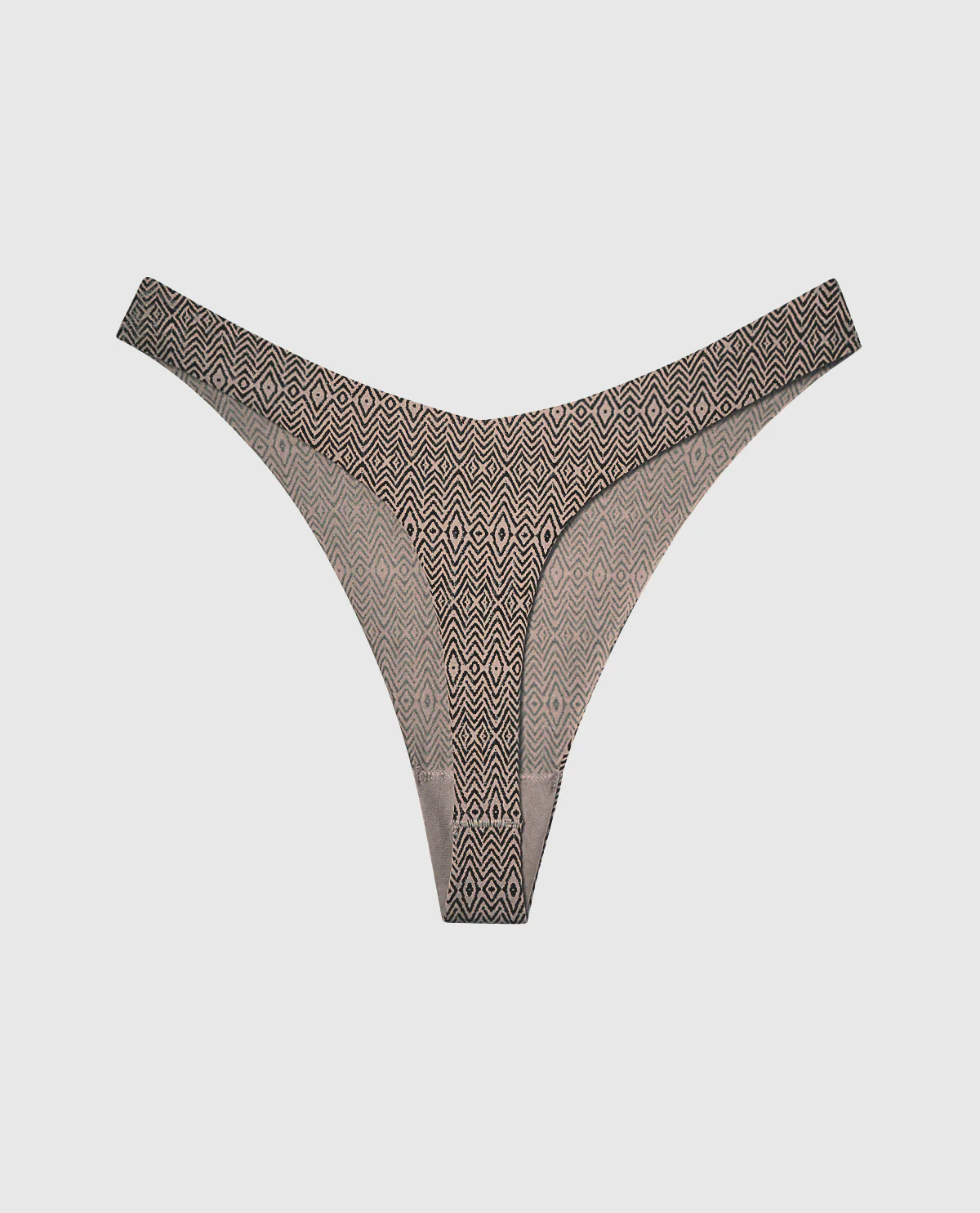 No Show Invisible High Leg Thong Panty - Image 2