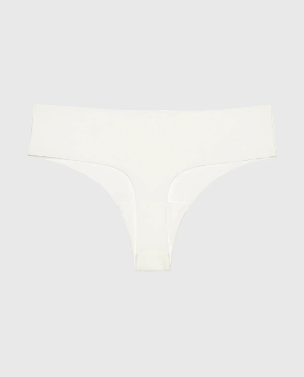 No Show Thong in Ivory - Image 4