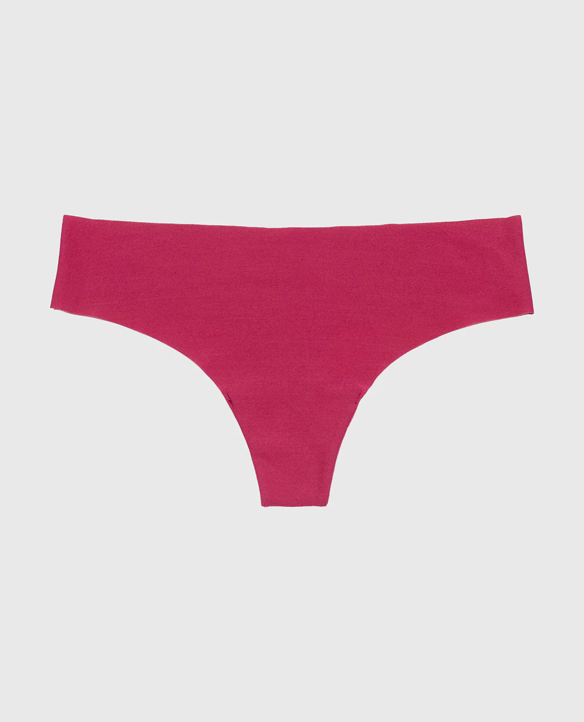 No Show Thong Panty in Electric Rouge - Image 4
