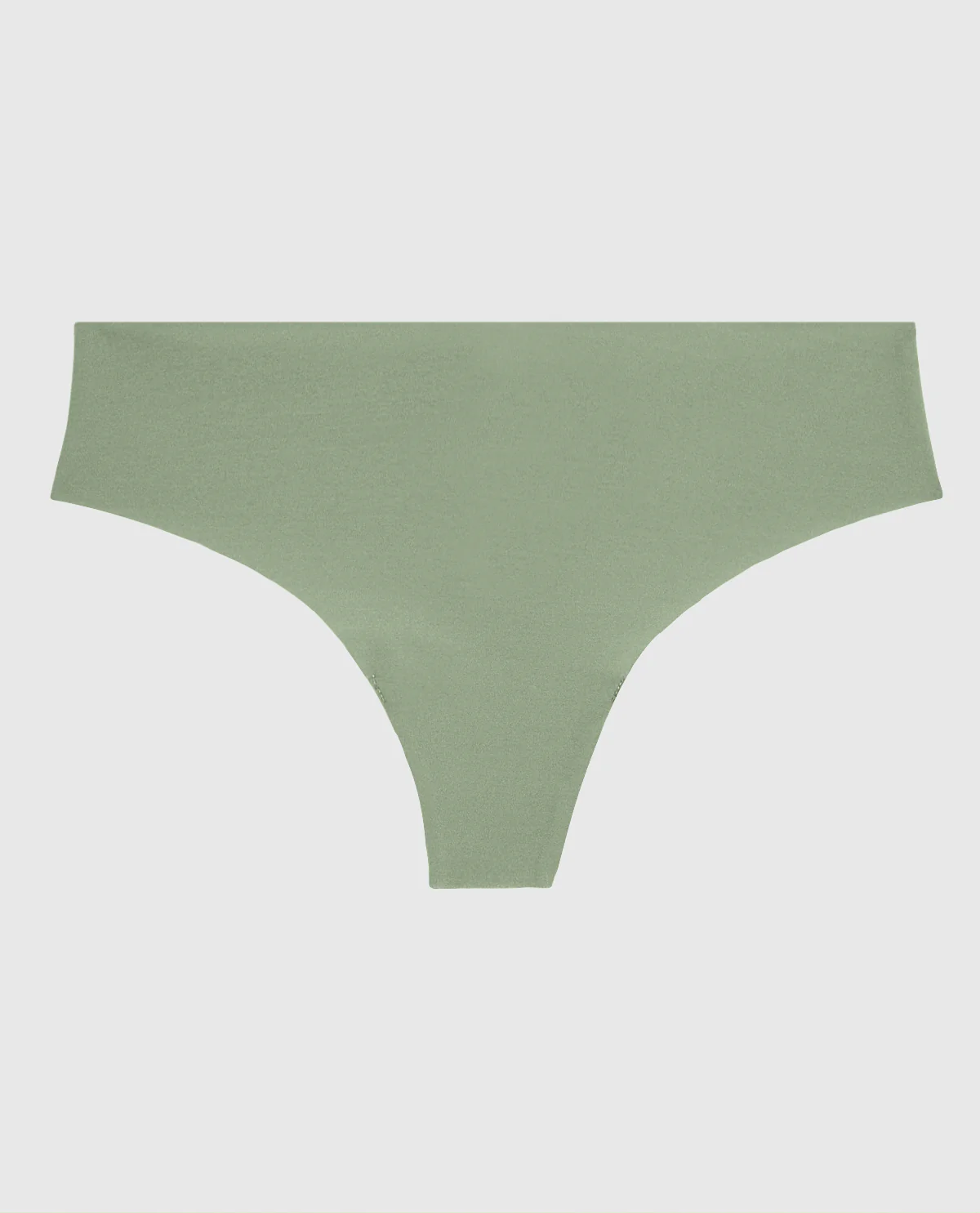 No Show Thong Panty in Soft Sage - Image 4