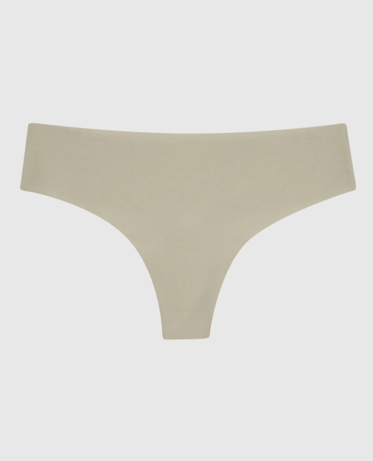 No Show Thong Panty in Stone Grey - Image 4