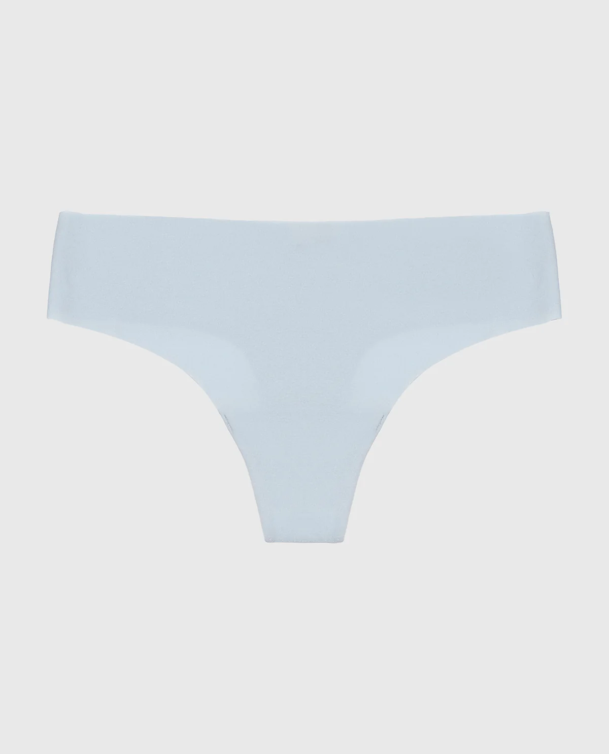 No Show Thong Panty in Subdued Blue - Image 4