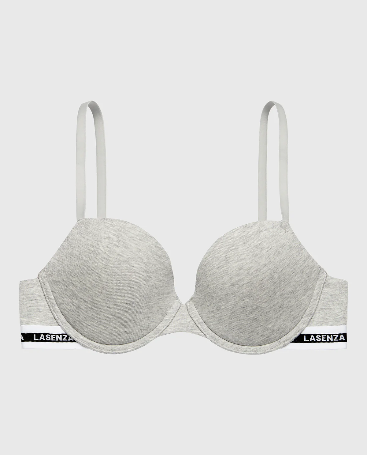 Padded Bra in Heather Grey - Image 4