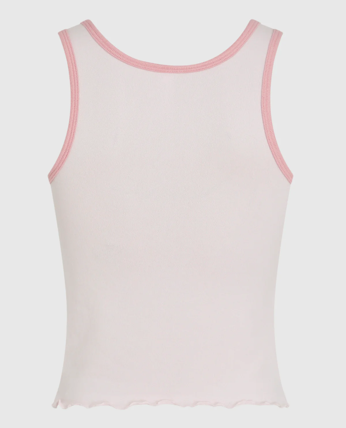 Pajama Tank with Rosette in Pink - Image 6