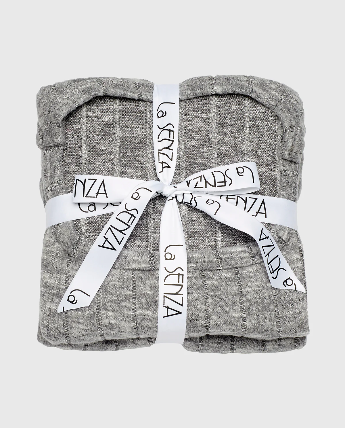 PJ Set with LS Logo Patch in Light Grey Cozy - Image 6
