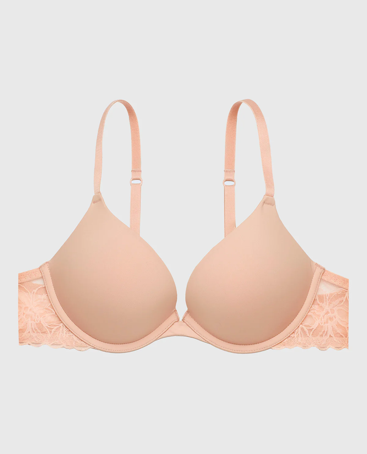 Push Up Bra with Lace Wing in Evening Blush - Image 5