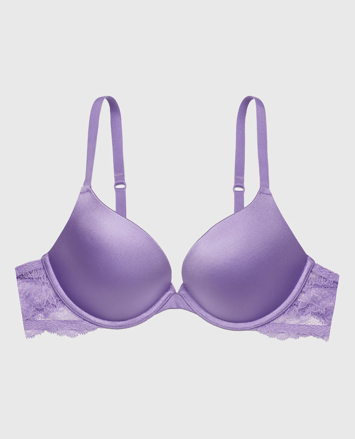 Push Up Bra with Lace Wing in Paisley Purple - Image 5