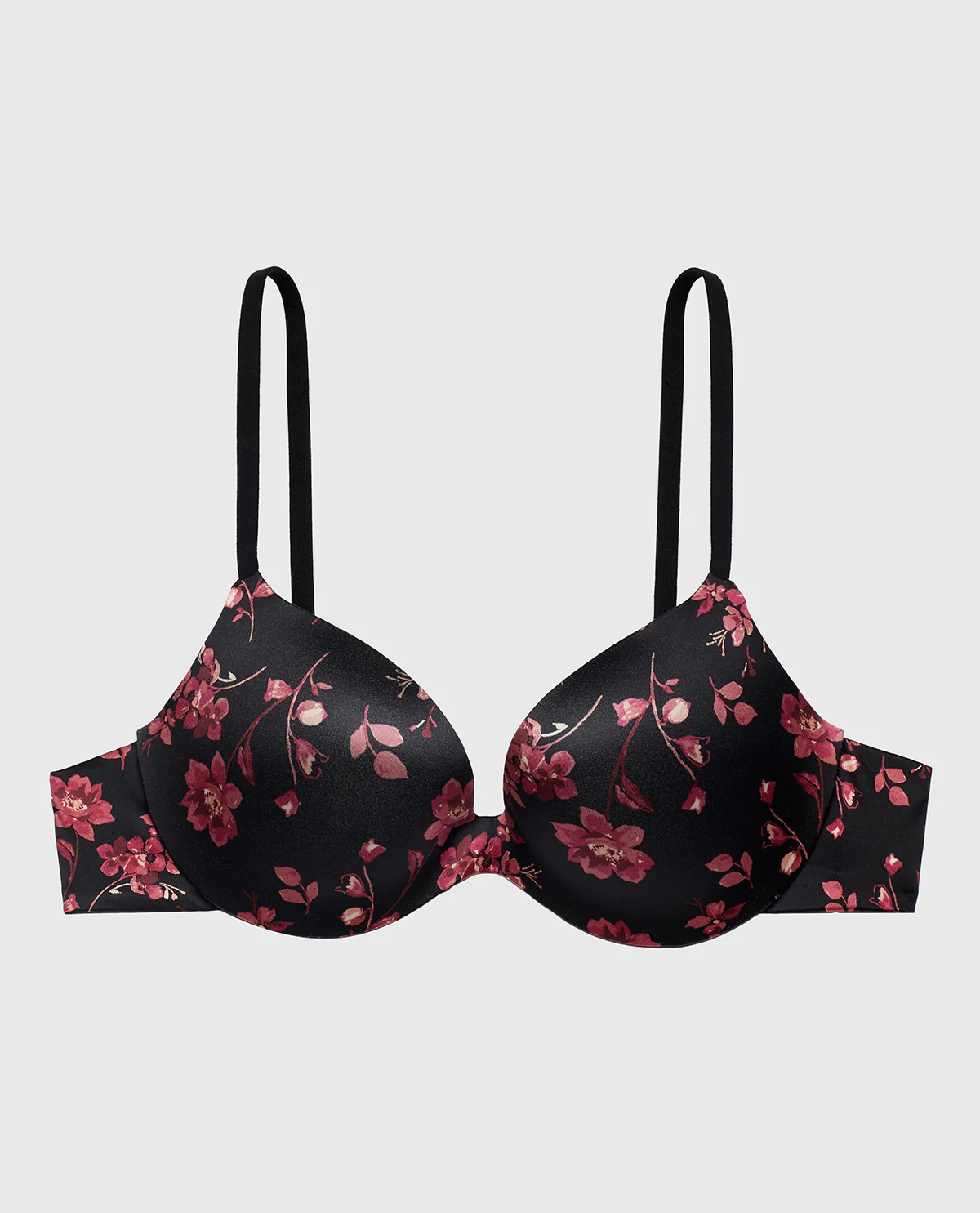 Push Up Plunge Bra with Wide Wings in Goddess Floral - Image 5
