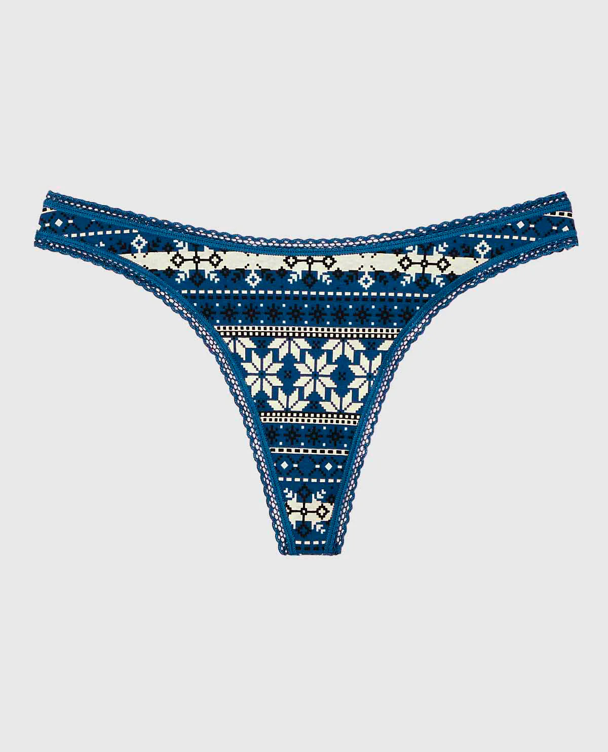 Remix Cotton Thong Panty - Image 2
