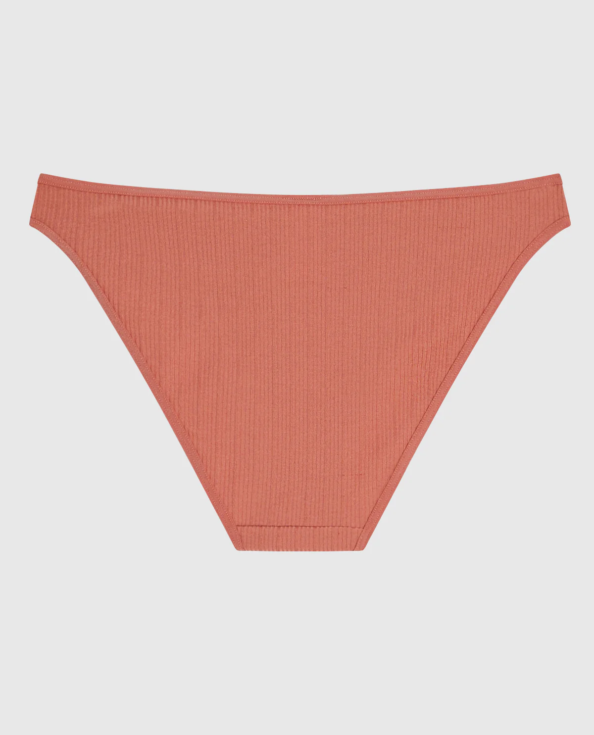 Ribbed Bikini Panty in Rosy Blush - Image 5