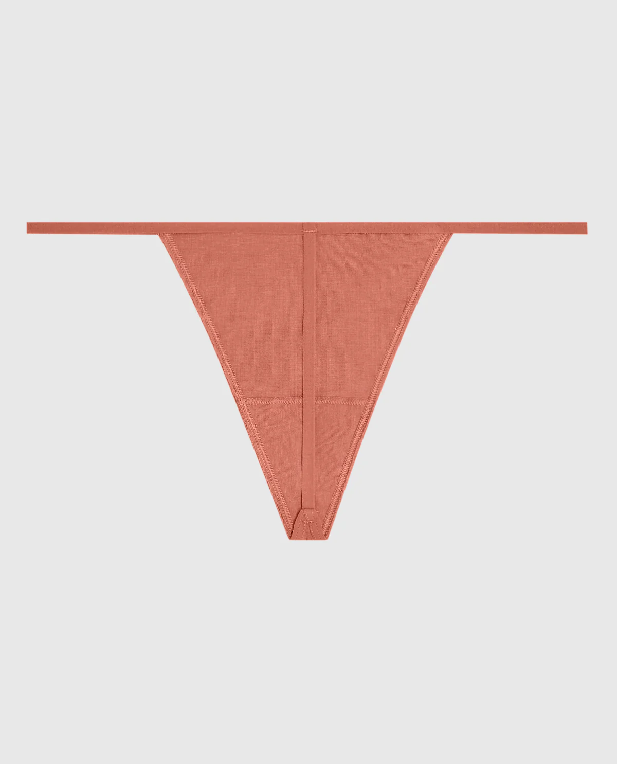 Ribbed G-String Panty in Rosy Blush - Image 5