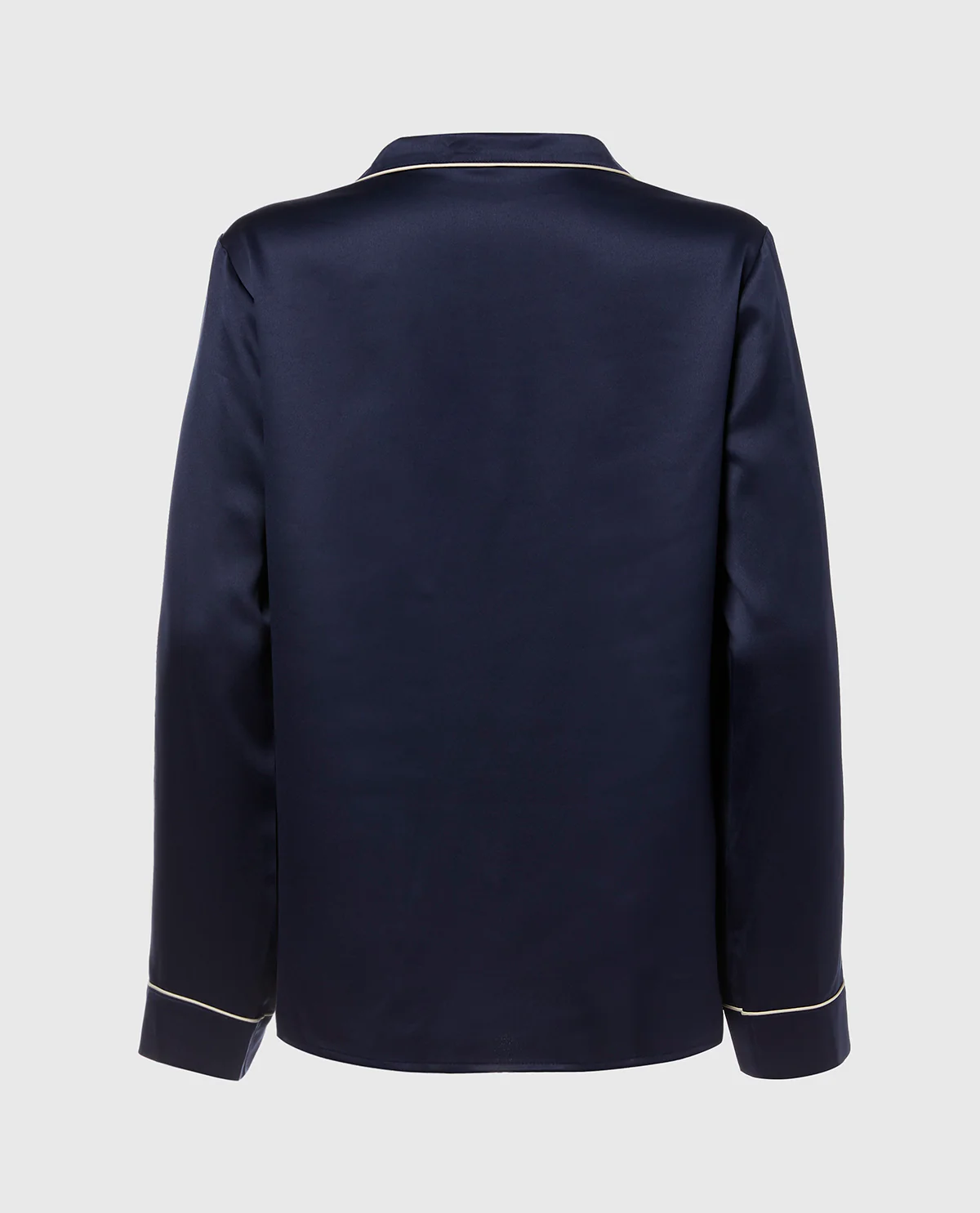 Satin Sleep Top in Dress Blues - Image 8