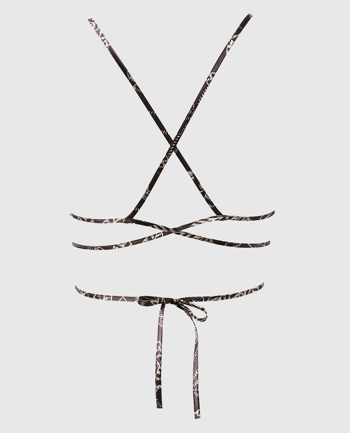 Satin Triangle Bralette - Image 2